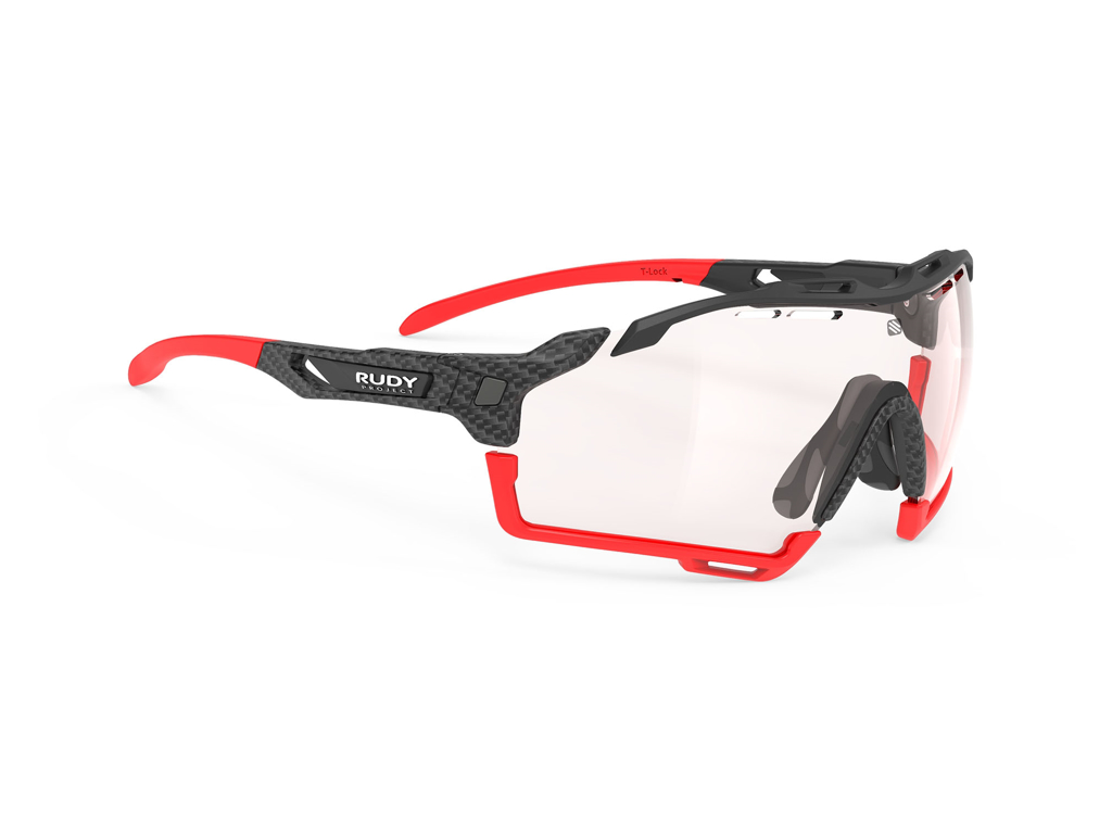 Rudy Project Cutline – Løbe- og cykelbrille – Fotokromisk 2 red linser – Sort/Rød
