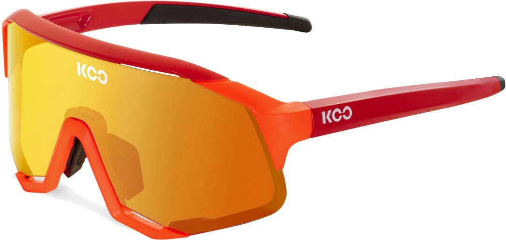 KOO Demos Cykelbriller – Orange/Rød